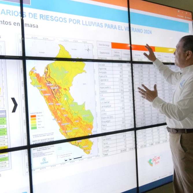 Población en peligro por lluvias intensas e inundaciones