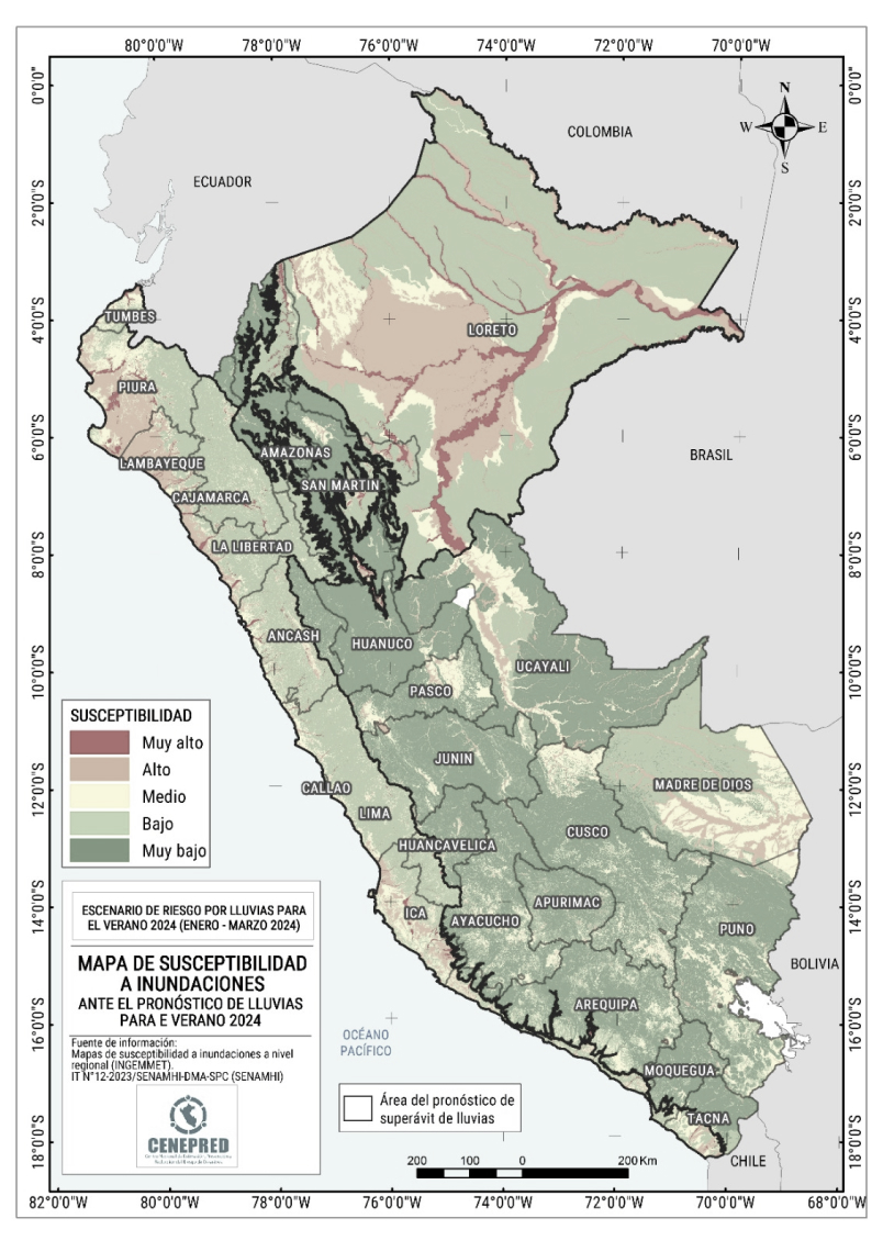 Zonas en riesgo por inundaciones