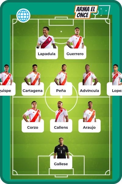 Arma el once